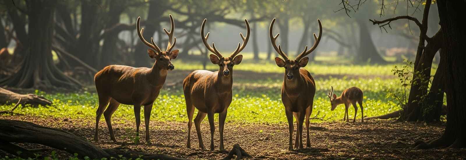 Kishanpur's Swamp Deer