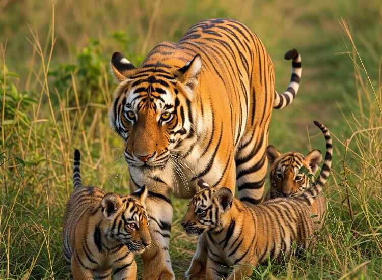 Tiger in Kishanpur
